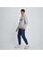 Erkek Sweatshirt Kapüşonlu Gri 2