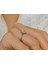 Pırlanta ve Emerald Kesim Beyaz Safir Tektaş Yüzük 0431R0031 5