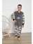 Erkek Çocuk Desenli Kışlık Welsoft Polar Pijama Takımı 15D-1827 3