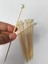 15 cm Uzun Kürdan - 30 Adet Krem Incili Pasta Kürdanı - Kokteyl Karıştırıcı - Inci 10 mm 3