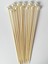 15 cm Uzun Kürdan - 30 Adet Krem Incili Pasta Kürdanı - Kokteyl Karıştırıcı - Inci 10 mm 4