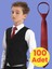 Unisex 5 - 10 Yaş Çocuk Lastikli Kravat 100 Adet 1