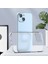Apple iPhone 15 Kılıf Sert Sararmaz Coss Kapak Şeffaf 5