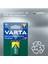 Ata Elektronik VARTA 9V 200MAH Şarjlı 9 Volt Kare Pil Tekli Blister 1 Adet Kare 9 Volt Şarz Edilir Pil 2