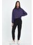 Kadın Norah Mor Yakası Detaylı Regular Fit Sweatshirt 5