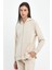 Kadın Gwen Taş Yanı Yırtmaçlı Fermuarlı Sweatshirt 2