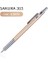 0.5mm Altın Metal Kabuk Yazma Otomatik Mekanik Kurşun Kalem 0.3/0.5mm Grafit Çizim Ofis Malzemeleri Sanat Kırtasiye XS-303/305 Sakura (Yurt Dışından) 1