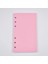 Pembe Boş A6 A5 A6 Gevşek Yaprak Kawaii 45 Yaprak Gevşek Yaprak Defter Kağıdı Dolum Spiral Ciltleme Dizini Iç Sayfa Günlük Aylık Haftalık Gündem (Yurt Dışından) 1