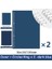 Darkblue Seti (4 Adet) A5 4 Sayfa A4 A5 B5 Gevşek Yaprak Kitap Kapağı Pp Renkli Bağlayıcı Spiral Halka Şeffaf Plastik Kırtasiye Ofis Okul Malzemeleri (Yurt Dışından) 1