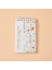 Flipbook Beyaz Kore A7 Cep Kitabı Antika Vinç Taşınabilir Dizüstü Öğrenci Sevimli Rollover Mini Kalın Bobin Kırtasiye Kawaii Basit Dergisi (Yurt Dışından) 1