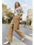 Kadın Chloe Vizon Wide Leg Lyocell Kumaş Pantolon 1