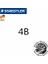 As Pic STAEDTLER-100 Mars Lumograph Kroki Boyama Ahşap Kalem 4 Adet/grup F/6h/5h/4h/3h/2h/h/b/2b/3b/4b/5b/6b/7b/8b (Yurt Dışından) 1
