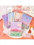Rüya Açık Kahverengi A7 Gevşek Yaprak Not Defteri Dizüstü Günlüğü Astarlı Defterler Günlükler Kawaii Öğrenci Not Defteri Planlayıcısı Okul Ofis Malzemeleri 85X105 mm 1 Adet (Yurt Dışından) 5