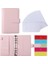 Pembe Set A5 A5 A6 Pu Deri Defter Bağlayıcı Bütçe Planlayıcısı Organizatör 6 Halka Bağlayıcı 12 Bağlayıcı Cepler ve 1 Sayfalık Bütçe Sayfaları Etikel (Yurt Dışından) 1