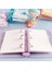 B Kawaii Papatyalar Şeffaf Mini 3 Halka Bağlayıcı Gevşek Yapraklı Defter Günlük Defteri Not Defteri Scrapbooking Ofis Okul Malzemeleri (Yurt Dışından) 3