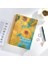 Ayçiçeği B5 Van Gogh Boyama 302 Sayfa B5 Süper Kalınlaşmak Dizüstü Dergisi Gevşek Yaprak Bobin Dergisi Gündem Kırtasiye Not Defteri (Yurt Dışından) 1