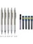 5 Adet Dolum-0.7mm Yaratıcı Metal Mekanik Kurşunkalemler 0.5/0.7/0.9/1.3/2.0mm Basit Öğrenciler Yazma Kroki Boyama Kalemleri Öğrenci Yazma Malzemeleri (Yurt Dışından) 2