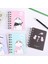 Mavi Kedi A7 Mini Spiral Defter Karikatür Kedi Not Defteri Kawaii Kişisel Günlüğü Planlayıcısı Yatay Çizgi Defter Okul Ofis Arzı 80 Sayfa (Yurt Dışından) 2