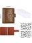 F 2 Etiketli Set A7 A7 Pu Deri Bütçe Bağlayıcı Defter Nakit Zarflar Sistemi Seti Para Bütçe Tasarrufu Fatura Organizatör Için Klipsli Bağlayıcı Cepler (Yurt Dışından) 1