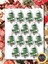 Hediye Paketi Christmas Sticker Set A4 Boyutunda 1 Sayfa 1