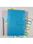Mavi A7 45 Sayfa Kawaii A5 A6 A7 Gevşek Yaprak Defter Kağıdı Dolum Spiral Ciltleyici Dizin Iç Sayfalar Aylık Haftalık Günlük Planlayıcı Gündem (Yurt Dışından) 1