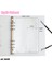 A5 2 Bölünmüş 20 Sayfa 10 Adet A5 A6 Transpant Dolum Saklama Çantası 6 Delikli Ciltli Defter Aksesuarı Pvc Fotoğraf Albümü Çanta Etiket Organizatör Sabit (Yurt Dışından) 1