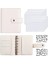 D 2 Etiketli Set A7 2023 Yeni Pu Deri Defter A7 Bağlayıcı Dıy Planlayıcı Organizatör 6 Fermuarlı Cepler 12 Adet Bütçe Sayfası 2 Adet Fransız Alfabesi Çıkartmaları (Yurt Dışından) 1