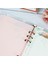 A5 A5 A6 A7 Pembe Endeks Bölücü Sevimli 6 Delik Bağlayıcı Planlayıcısı Dizüstü Kırtasiye Defter Kağıdı Bölücü Aksesuarları (Yurt Dışından) 4
