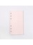 Pembe Çizgi A7 A5 A6 Gevşek Yaprak Kawaii 45 Yaprak Gevşek Yaprak Defter Kağıdı Dolum Spiral Ciltleme Dizini Iç Sayfa Günlük Aylık Haftalık Gündem (Yurt Dışından) 1