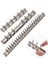 -A6-6 Halkalar A4/b5/a5/a6/a7 Yeni Metal Dıy Doldurulabilir Not Defteri Gevşek Yapraklı Dosya Klasörü Dizüstü Bağlama Çemberleri Bağlayıcı Klip Halka Bağlayıcı (Yurt Dışından) 5