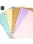 Mor Çizgi A5 Yüksek Kalite 40 Sayfa A5 A6 Gevşek Yaprak Defter Kağıdı Dolum Spiral Ciltleyici Dizin Iç Sayfa Aylık Haftalık Günlük Planlayıcı Gündem (Yurt Dışından) 3