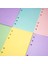 Pvc Kapak A5 A5 A6 40 Yaprak Gevşek Yaprak Renkli Pembe Mor Yeşil Defter Kağıdı Dolum Spiral Bağlayıcı Dizin Sayfa Gündemi Okul Kırtasiye (Yurt Dışından) 2
