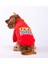Kırmızı Monster Polarlı Küçük Irk Köpek Fermuarlı Sweatshirt 1