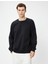Basic Sweat Bisiklet Yaka Dikiş Detaylı Uzun Kollu 3