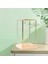 Cuboid Illüstrasyon Cam Dekoratif Teraryum Teşhir I - Golden Clear, S (Yurt Dışından) 4