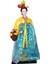 Geyşa Heykelcik 12 "ayakta Hanbok Minyatür Figürleri Sarı Şil (Yurt Dışından) 2