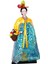 Geyşa Heykelcik 12 "ayakta Hanbok Minyatür Figürleri Sarı Şil (Yurt Dışından) 4