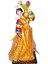 Geyşa Heykelcik 12 "ayakta Hanbok Minyatür Figürleri ve Turuncu (Yurt Dışından) 1