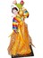 Geyşa Heykelcik 12 "ayakta Hanbok Minyatür Figürleri ve Turuncu (Yurt Dışından) 4