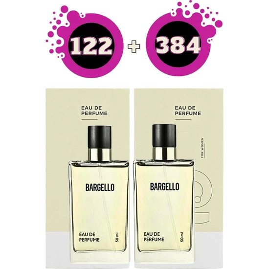 Bargello 384 Edp Floral 50 ml + 122 Edp Oriental 50 ml Kadın Parfüm Seti