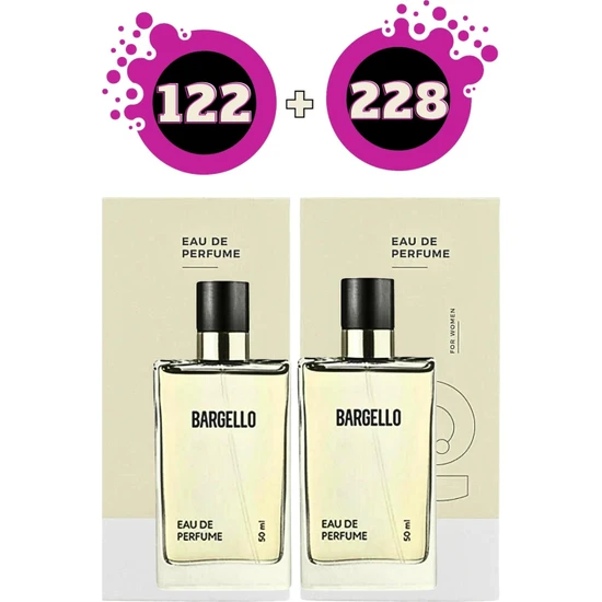 Bargello 122 Edp Oriental 50 ml + 228 Edp Oriental 50 ml Kadın Parfüm Seti