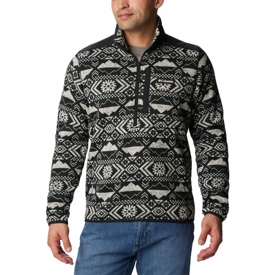 Columbia Sweater Weather Iı Printed Half Zip Erkek Polar Üst