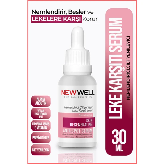 New Well Nemlendirici, Cilt Yenileyici Leke Karşıtı Serum 30 ml