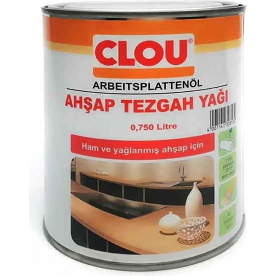 CLOU 30763.00000 Ahşap Tezgah Yağı 750ML