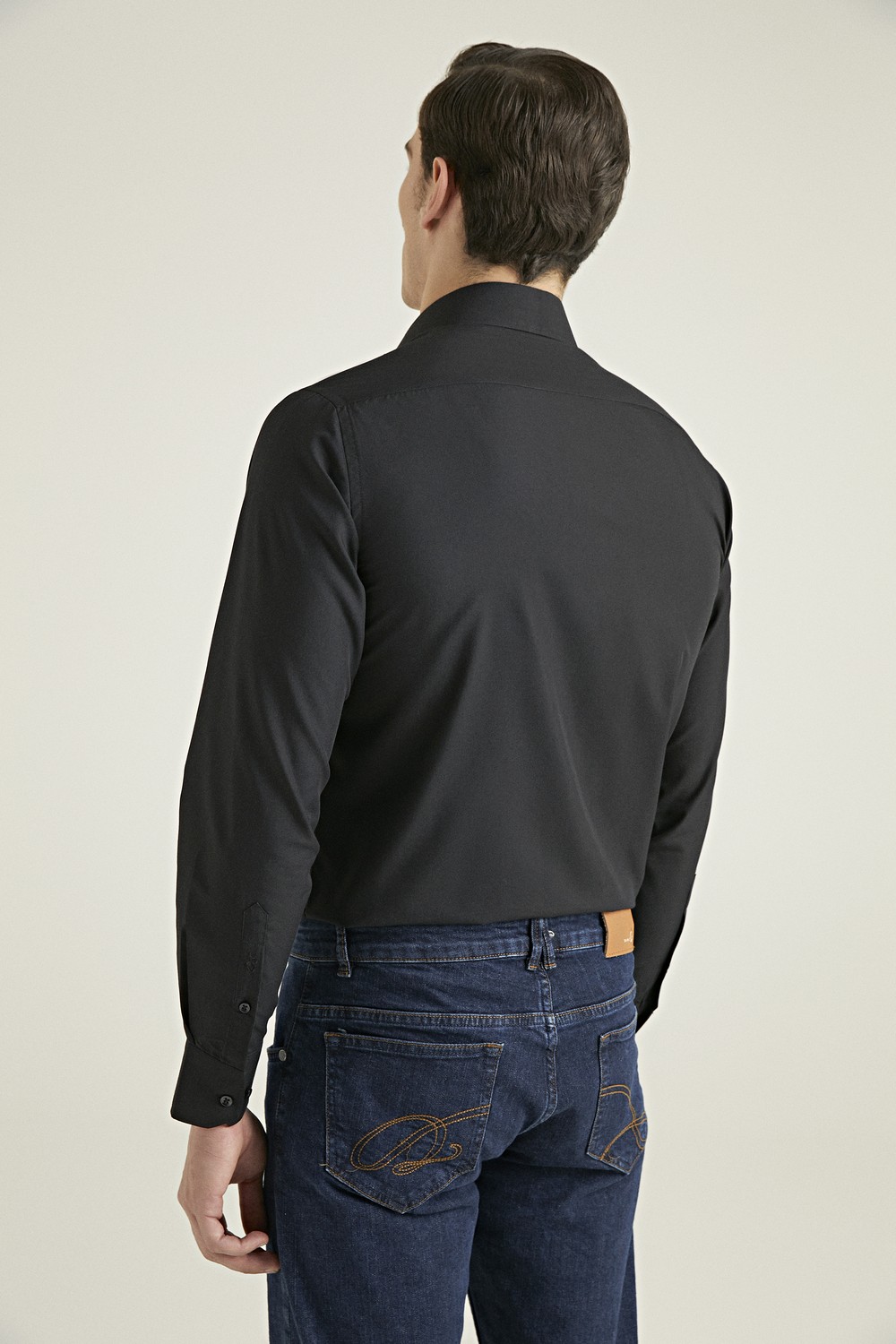 D'S Damat Slim Fit Beyaz Düz Nano Care Gömlek Uzun Kol Klasik Stil 5HF02ORTSG01 görsel 8
