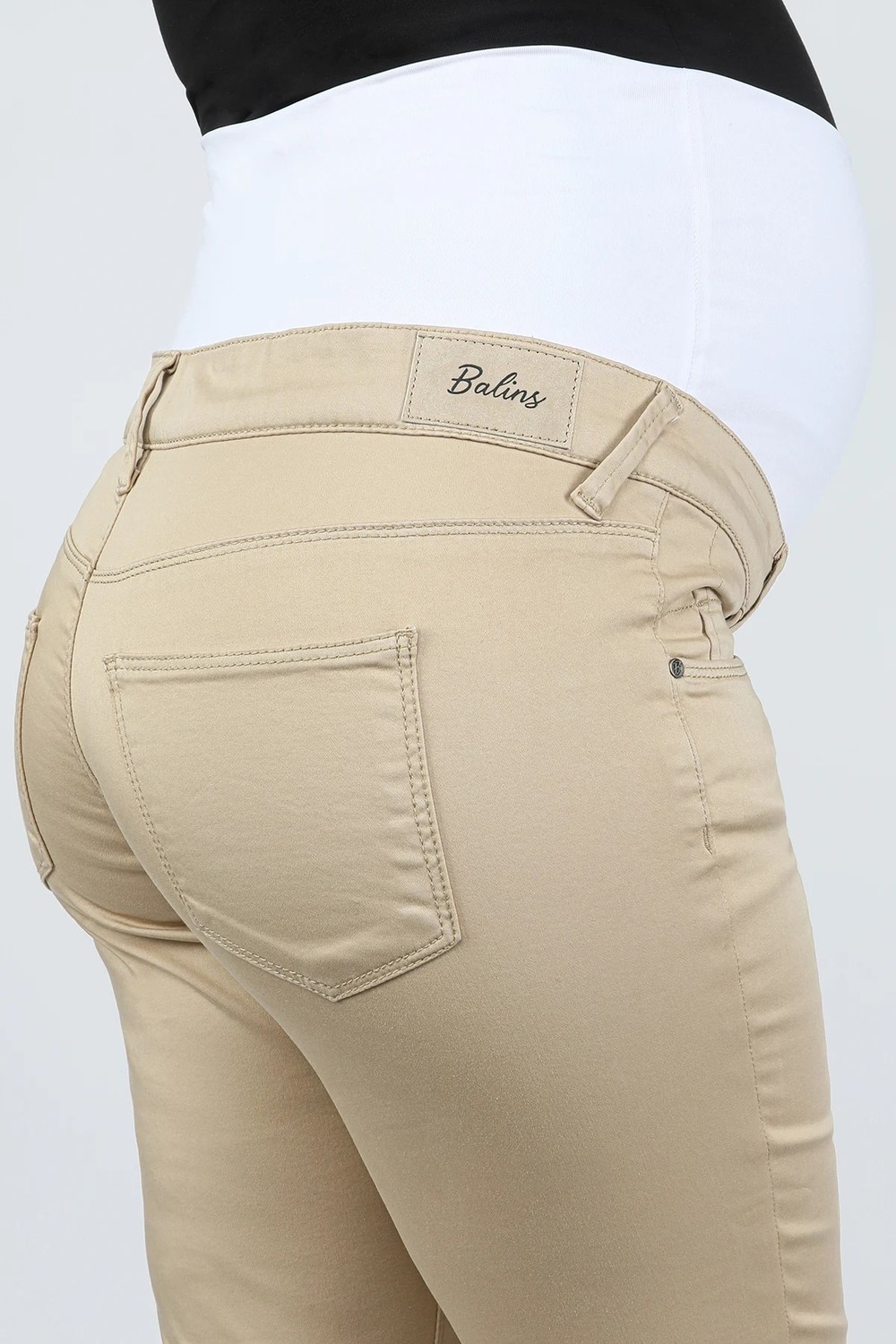 Balins 5 Cepli Hamile Pantolon Bej görsel 4