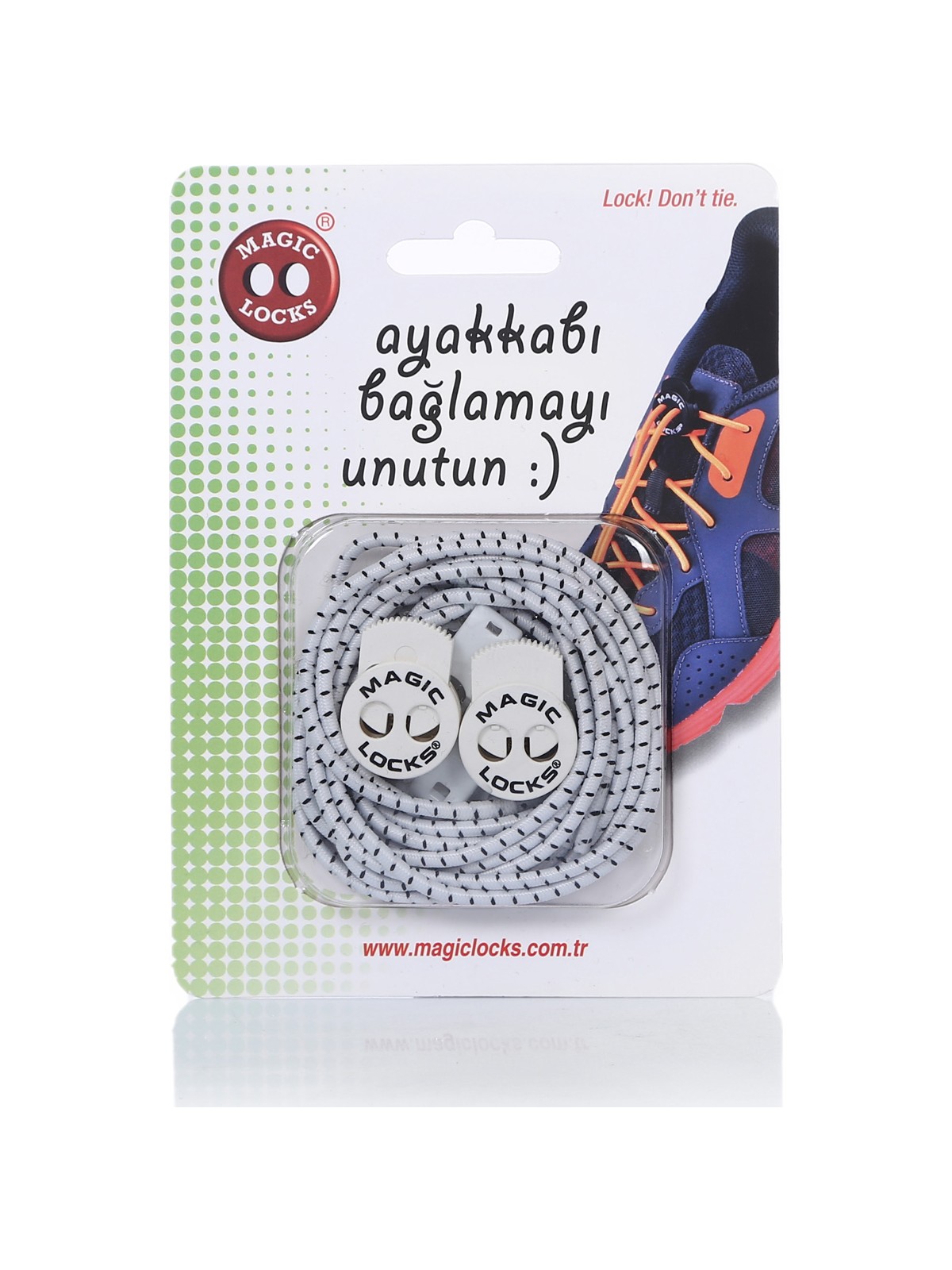 Magic Locks Akıllı Bağcık Yuvarlak- SIYAH-6A1 - Görsel 4