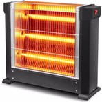 Kumtel 1800W Şömine Tipi Elektrikli Isıtıcı Çift Taraflı Isıtma Özelliği ile Güvenli Kullanım