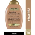 385 ml Ogx Organix Brazilian Keratin Smooth Saç Kremi Tüm Saçlar İçin Sülfatsız Yumuşatıcı Formül