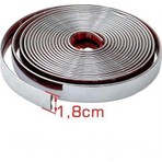Özdemir Aksesuar 18 mm Krom Nikelaj Şerit 5 Metre Kolay Montaj ve Kaliteli PVC Malzeme